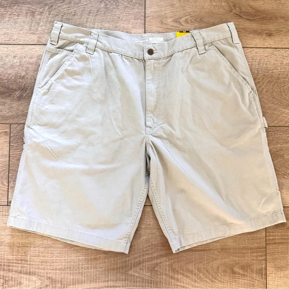 New Carhartt Rugged Flex Relaxed Fit Canvas‎ Utility Work Shorts 42 Gorpcore